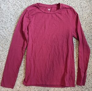 Dark red long sleeve